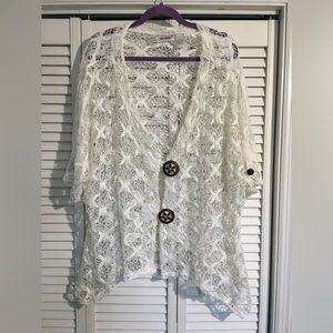 White nautical coverup.